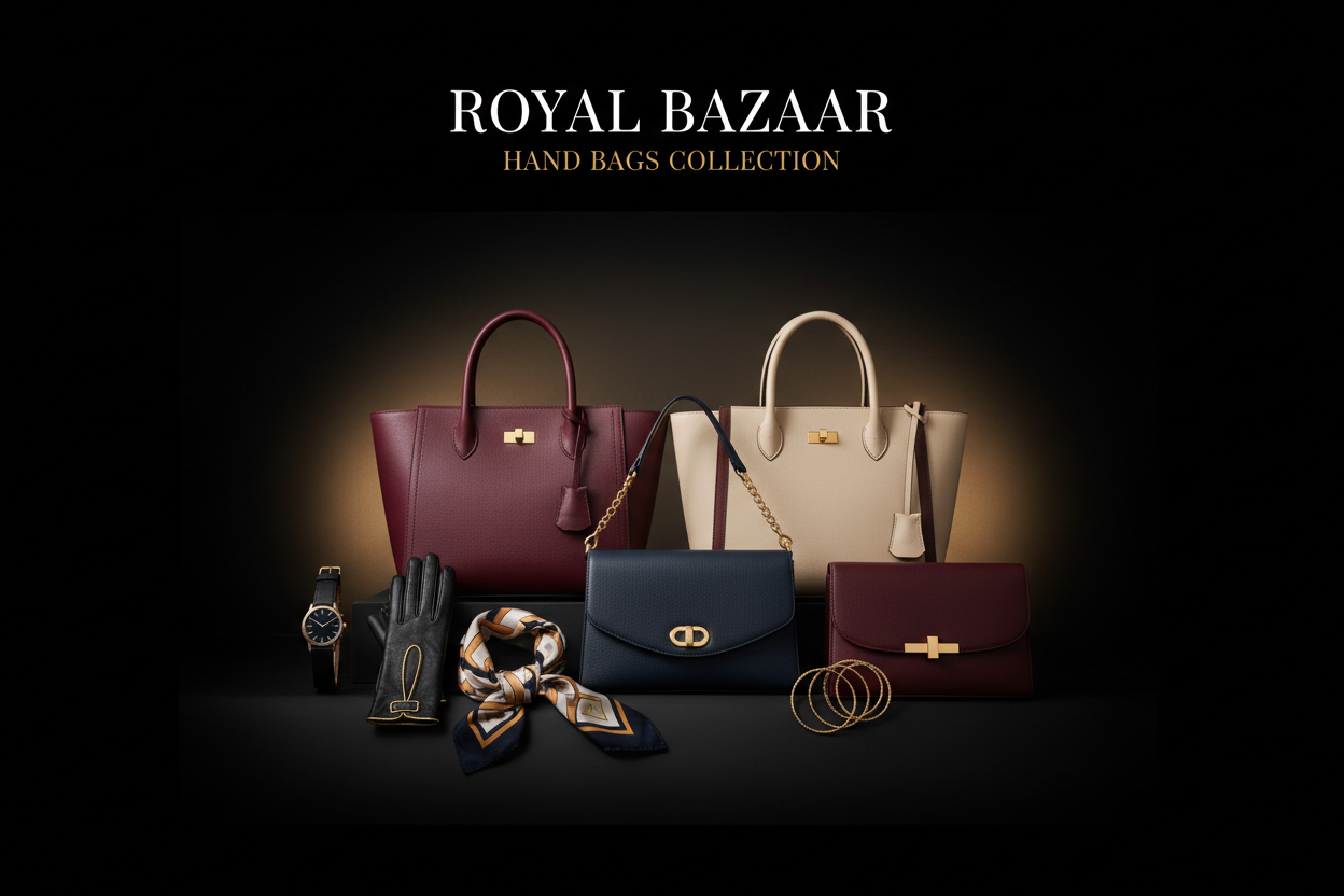 Hand Bags Collection Banner