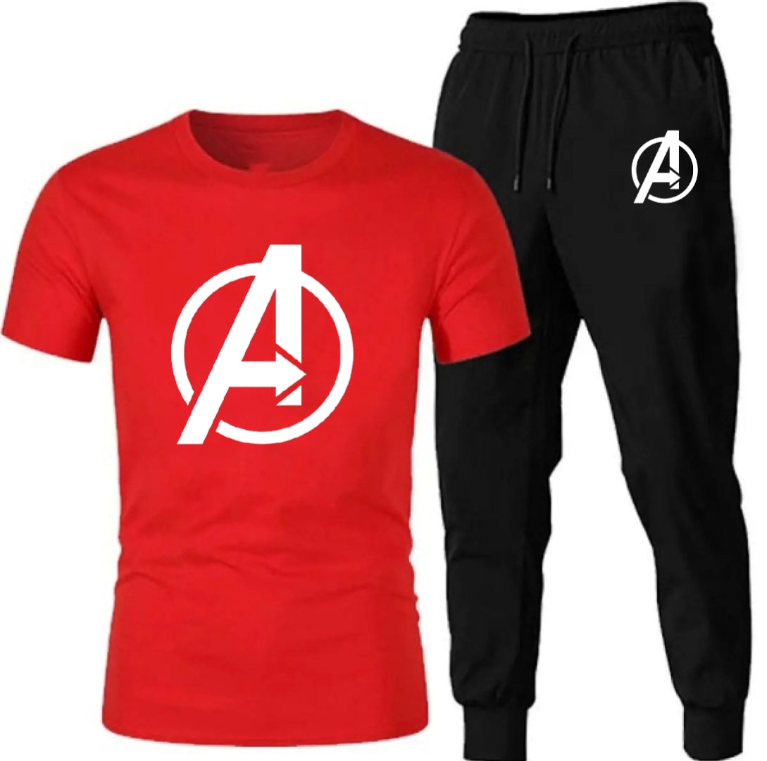 Stylish two Peice A Printed Round Neck Half Sleeves Casual Tracksuit Amazing And Trendy T Shirt And trouser for men and boys Gym Part Shirt And Jogging Track